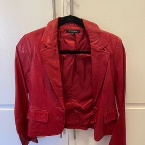 Nanette Lepore leather jacket. Size 2.